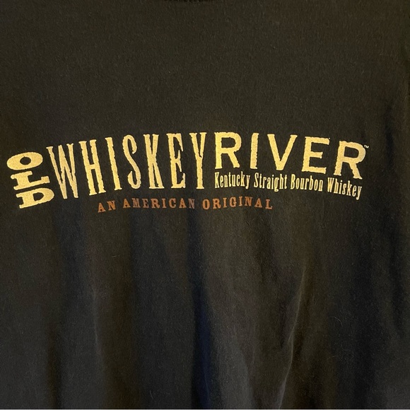 Willie Nelson Whiskey River Tshirt black with graphic size large - Picture 6 of 8